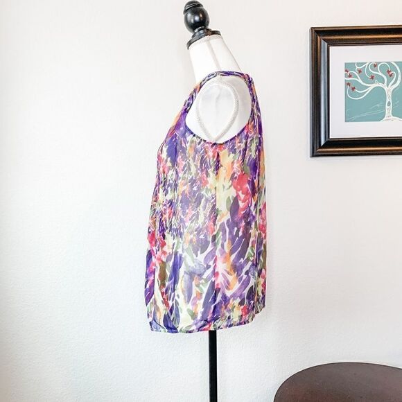 🍋 CAbi • Multi-Colored Pattern Tank Top - Picture 5 of 12